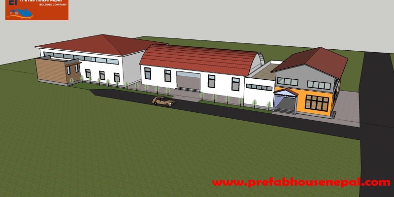 New Buildings Prefab House For Nepal Prefab School For